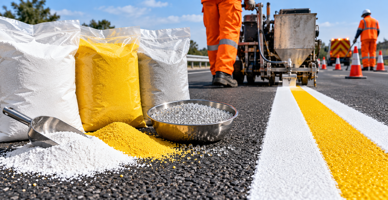 Thermoplastic Powder Road Marking Paint in Nigeria: Complete Guide to Uses, Application and Glass Beads